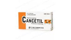Tư vấn sử dụng thuốc Cancetil