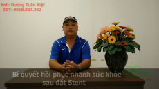 Cardocorz đã giúp Anh Dương Tuấn Kiệt khỏe mạnh sau đặt stent mạch vành